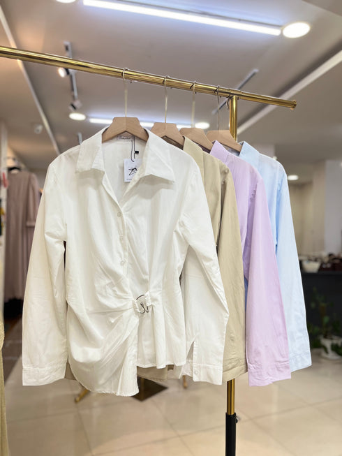 Ladies Casual Button Down Long Sleeves Shirts